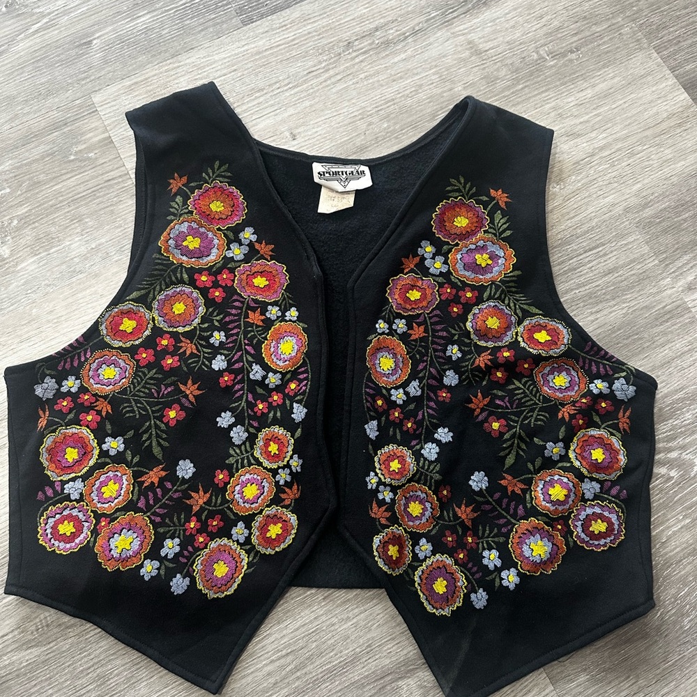 Vintage Embroidered Vest